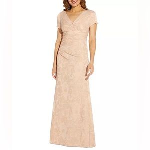 Blush Metallic Gown